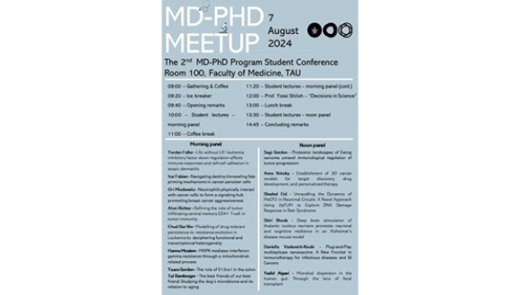 August 2024: MD-PhD program – 2nd students' conference 