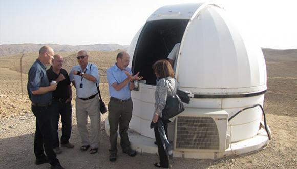 Dome of the smaller telescope