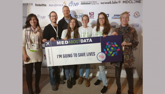March 2019: Frishberg, Steuerman and Yankovitz win a prize in a medical Hackathon