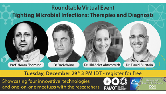 December 2020: Ramot at Tel Aviv University Fighting Microbial Infections: Therapies and Diagnosis Roundtable virtual event 
