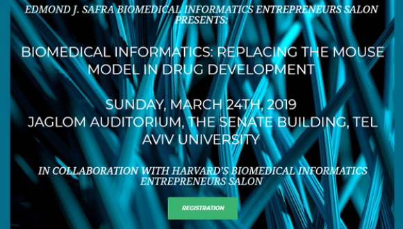 March 24, 2019: Edmond J. Safra Biomedical Informatics Entrepreneurs Salon