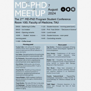 August 2024: MD-PhD program – 2nd students' conference 