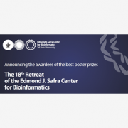 May 2024: Poster prize winners in the 18th Retreat of the Edmond J. Safra Center for Bioinformatics